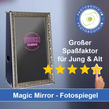 In Berglen einen Magic Mirror Fotospiegel mieten