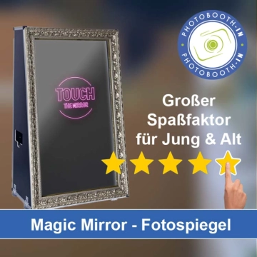 In Bergrheinfeld einen Magic Mirror Fotospiegel mieten