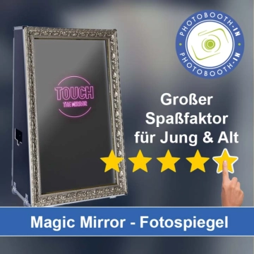 In Bernau bei Berlin einen Magic Mirror Fotospiegel mieten