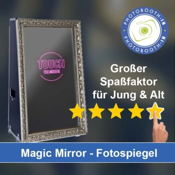 In Bernburg (Saale) einen Magic Mirror Fotospiegel mieten