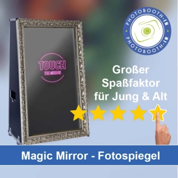 In Bernsdorf (Oberlausitz) einen Magic Mirror Fotospiegel mieten