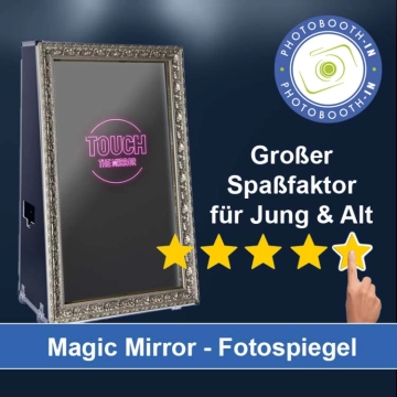In Bessenbach einen Magic Mirror Fotospiegel mieten