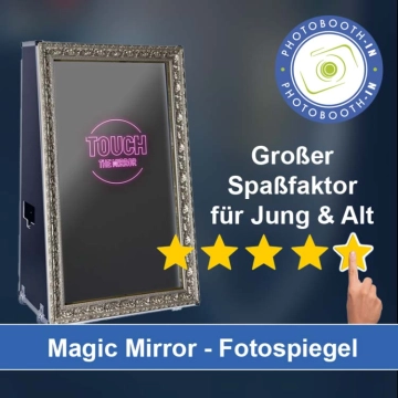 In Biberbach einen Magic Mirror Fotospiegel mieten