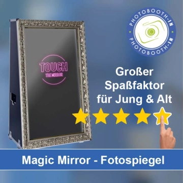 In Bickenbach (Bergstraße) einen Magic Mirror Fotospiegel mieten