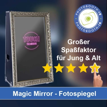 In Billigheim-Ingenheim einen Magic Mirror Fotospiegel mieten