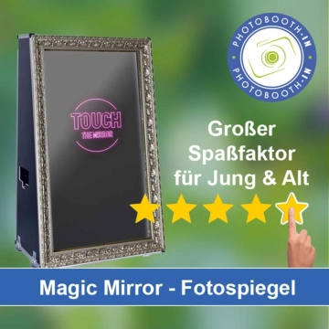 In Bindlach einen Magic Mirror Fotospiegel mieten