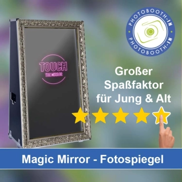 In Bingen einen Magic Mirror Fotospiegel mieten