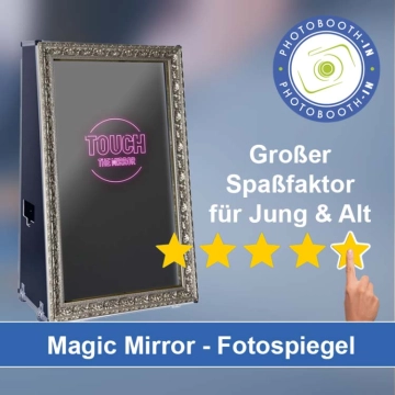 In Binzen einen Magic Mirror Fotospiegel mieten