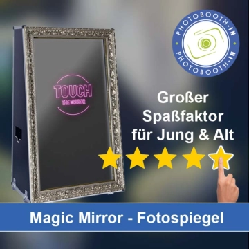 In Birkenfeld (Württemberg) einen Magic Mirror Fotospiegel mieten