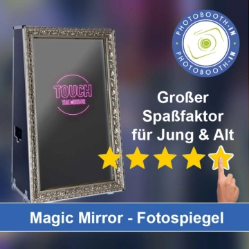 In Birkenwerder einen Magic Mirror Fotospiegel mieten