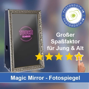 In Bischberg einen Magic Mirror Fotospiegel mieten