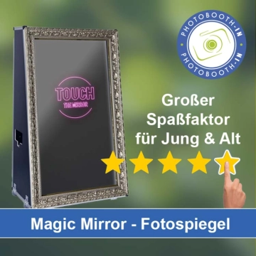 In Bischofsheim an der Rhön einen Magic Mirror Fotospiegel mieten