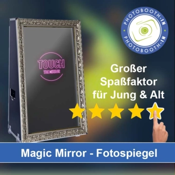 In Bischofsheim (Mainspitze) einen Magic Mirror Fotospiegel mieten