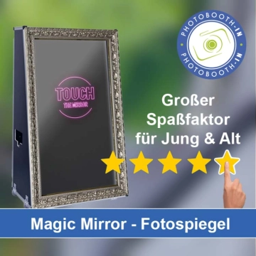 In Bispingen einen Magic Mirror Fotospiegel mieten