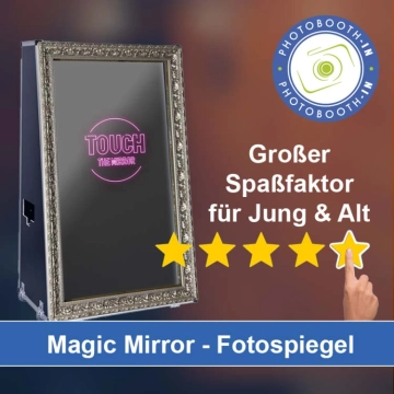 In Bissingen an der Teck einen Magic Mirror Fotospiegel mieten