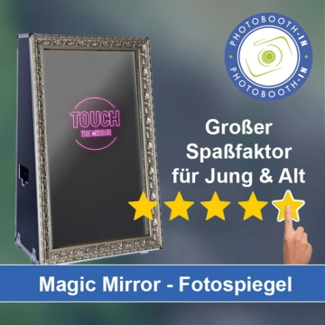 In Blaubeuren einen Magic Mirror Fotospiegel mieten