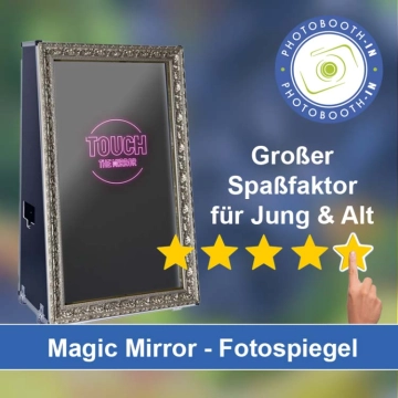 In Blaufelden einen Magic Mirror Fotospiegel mieten