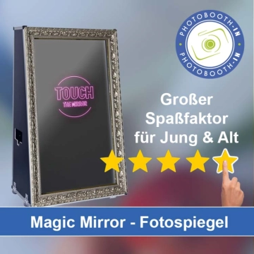 In Blomberg einen Magic Mirror Fotospiegel mieten
