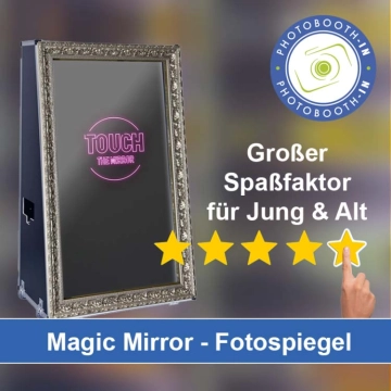 In Bobritzsch-Hilbersdorf einen Magic Mirror Fotospiegel mieten