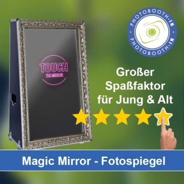 In Bochum einen Magic Mirror Fotospiegel mieten