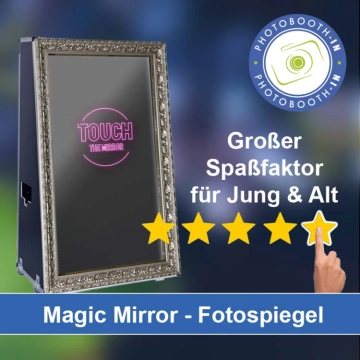 In Bockenem einen Magic Mirror Fotospiegel mieten