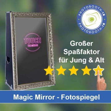 In Bockhorn (Oberbayern) einen Magic Mirror Fotospiegel mieten