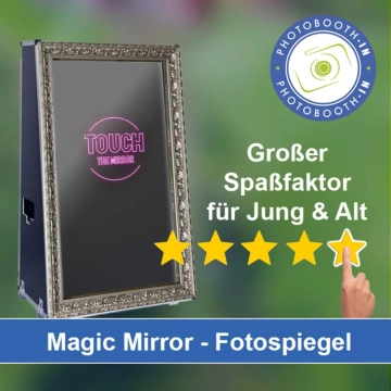 In Böhl-Iggelheim einen Magic Mirror Fotospiegel mieten
