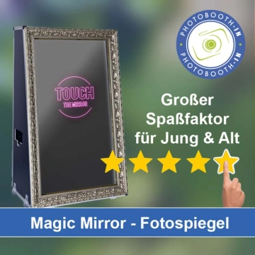 In Böhlen (Sachsen) einen Magic Mirror Fotospiegel mieten