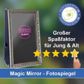 In Bösingen einen Magic Mirror Fotospiegel mieten