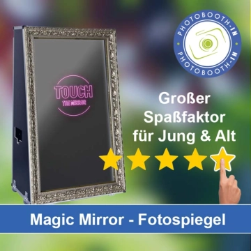 In Boitzenburger Land einen Magic Mirror Fotospiegel mieten