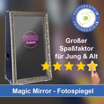 In Bondorf einen Magic Mirror Fotospiegel mieten