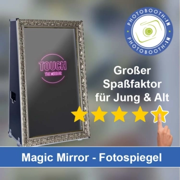 In Borgentreich einen Magic Mirror Fotospiegel mieten