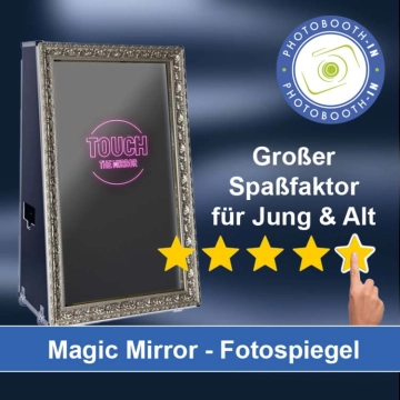 In Borken (Hessen) einen Magic Mirror Fotospiegel mieten