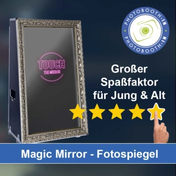 In Borken einen Magic Mirror Fotospiegel mieten