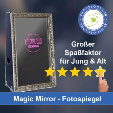 In Bornhöved einen Magic Mirror Fotospiegel mieten