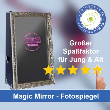 In Borsdorf einen Magic Mirror Fotospiegel mieten