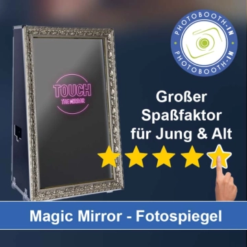 In Bottrop einen Magic Mirror Fotospiegel mieten