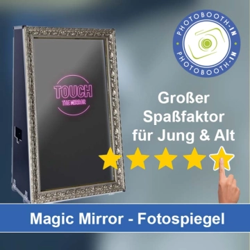 In Brackenheim einen Magic Mirror Fotospiegel mieten