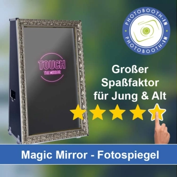 In Brannenburg einen Magic Mirror Fotospiegel mieten