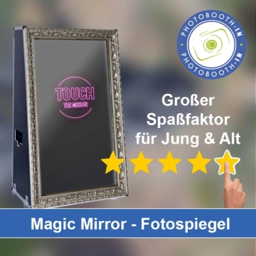 In Braunsbedra einen Magic Mirror Fotospiegel mieten