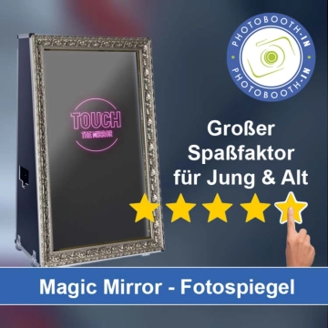 In Breitengüßbach einen Magic Mirror Fotospiegel mieten