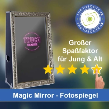 In Breitscheid (Hessen) einen Magic Mirror Fotospiegel mieten