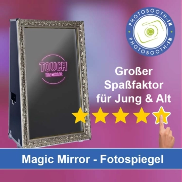 In Bremerhaven einen Magic Mirror Fotospiegel mieten