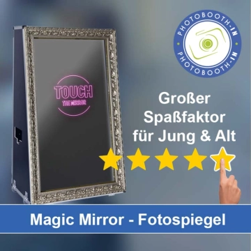 In Brensbach einen Magic Mirror Fotospiegel mieten