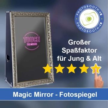 In Bretzfeld einen Magic Mirror Fotospiegel mieten