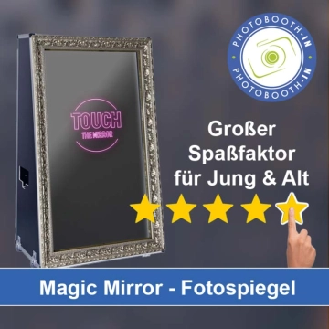 In Breuna einen Magic Mirror Fotospiegel mieten
