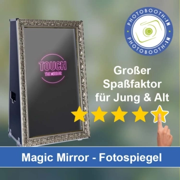 In Brombachtal einen Magic Mirror Fotospiegel mieten