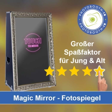 In Bruchsal einen Magic Mirror Fotospiegel mieten