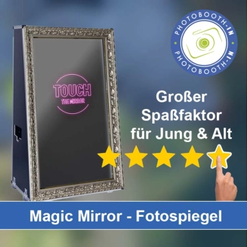 In Buchbach einen Magic Mirror Fotospiegel mieten