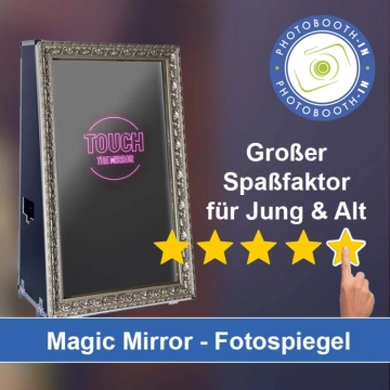 In Buchenbach einen Magic Mirror Fotospiegel mieten